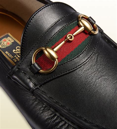 gucci black mens loafers|men gucci loafers brown style.